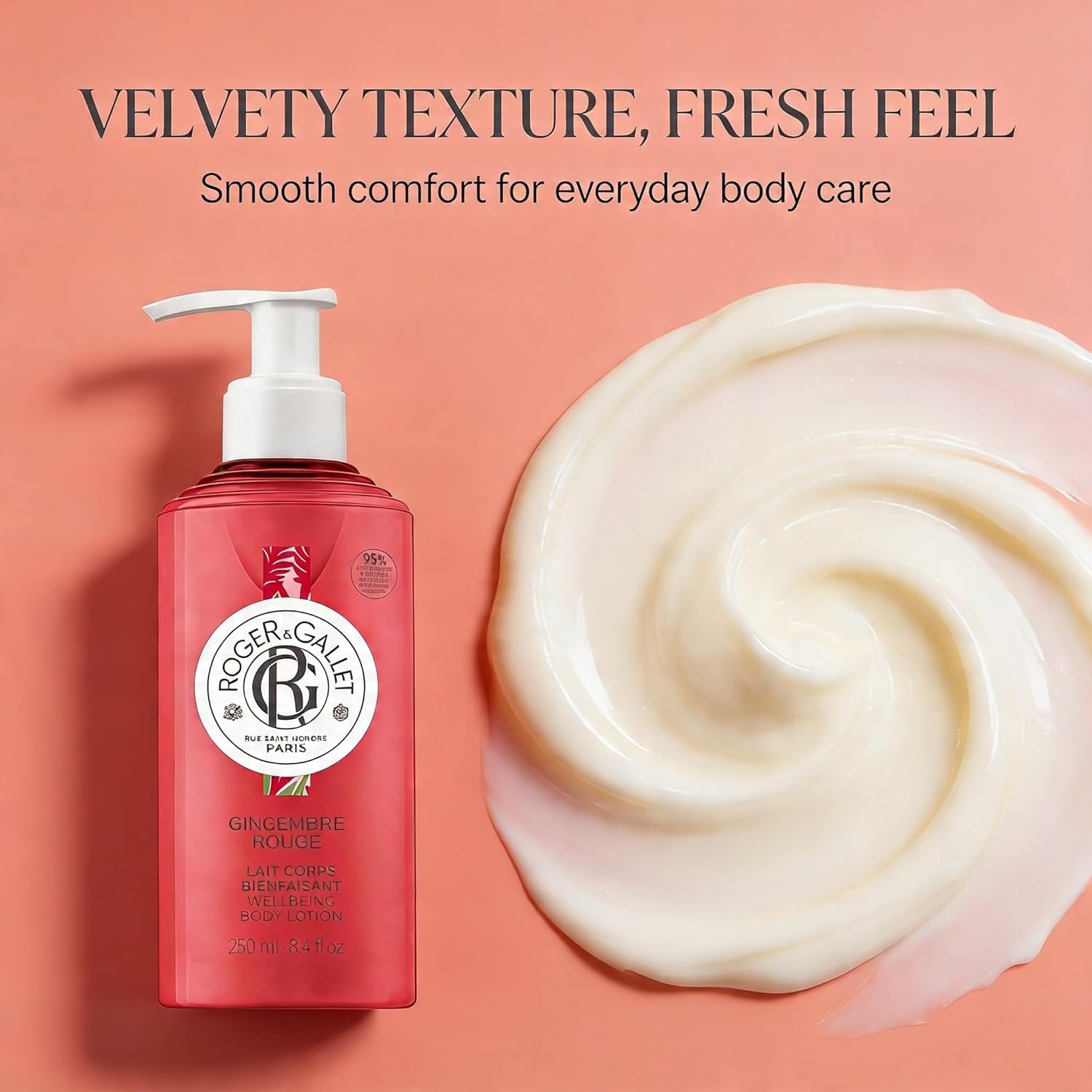 Thumbnail 3 de Roger&Gallet Gingembre Rouge – Lait/Lotion pour le corps au gingembre rouge (250 ml)