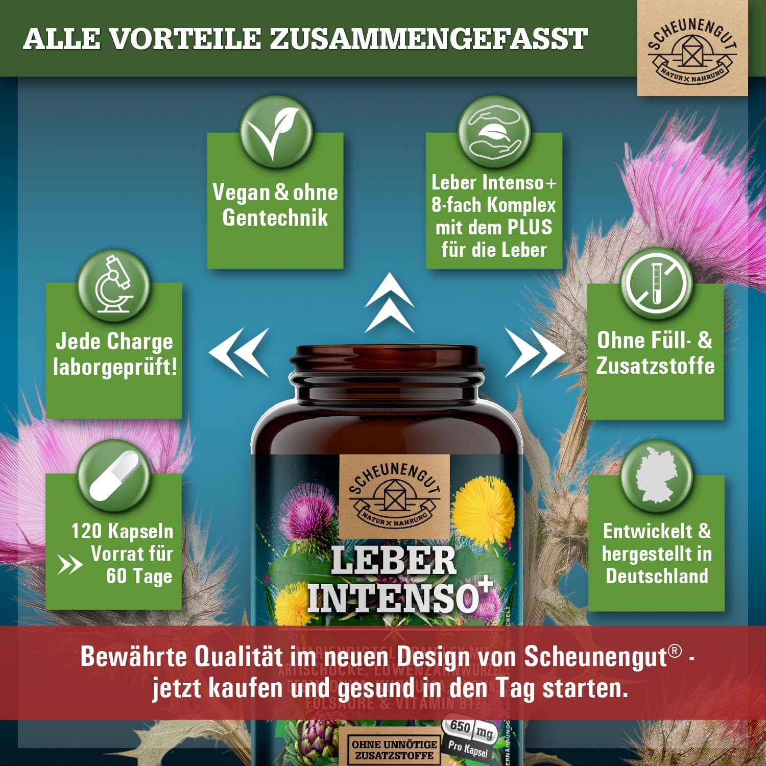 Thumbnail 4 de LEBER INTENSO+ Leber Kapseln 120 Stk
