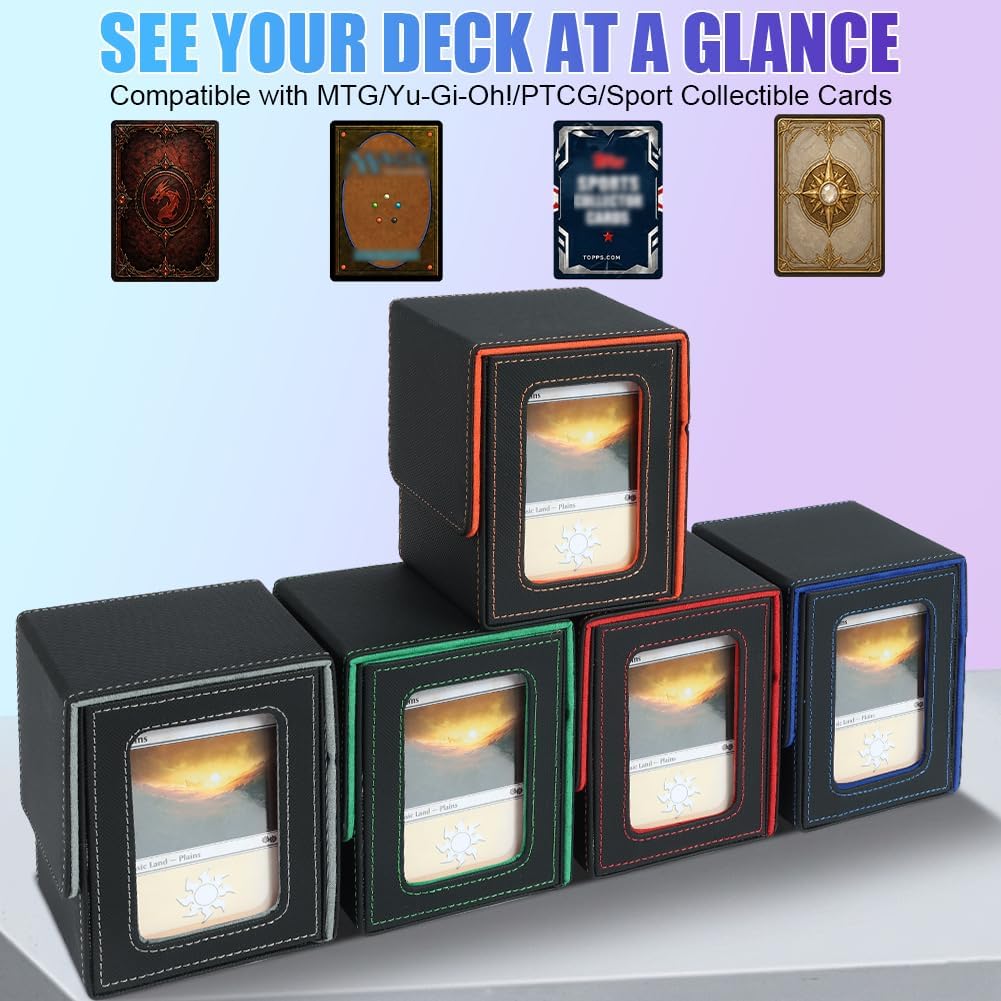 Thumbnail 5 de Aolso Deck Box Magnetic Flip – Scatola porta carte da collezione con capacità 100 carte