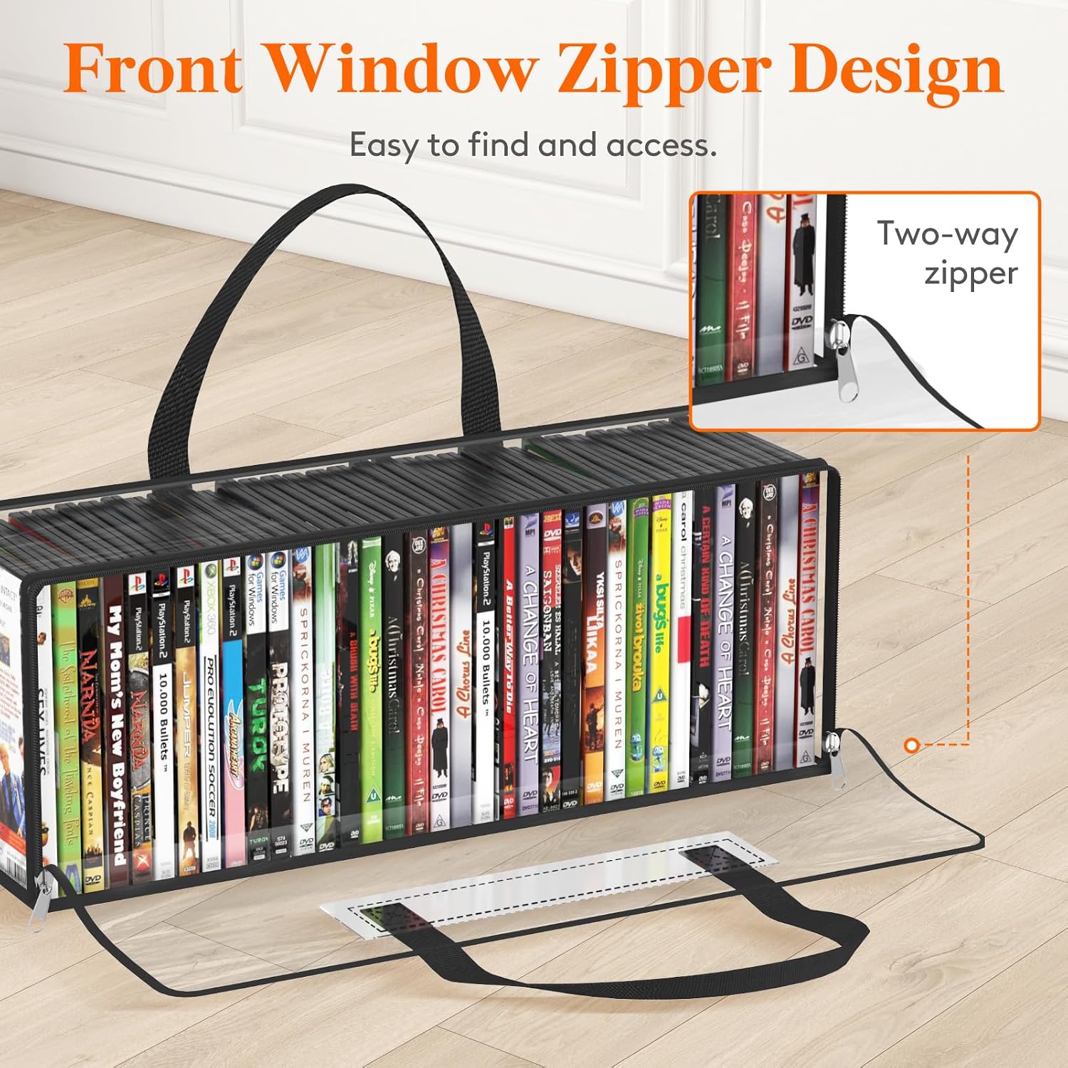 Detalle de Lifewit DVD Storage Bags, 210-disc capacity