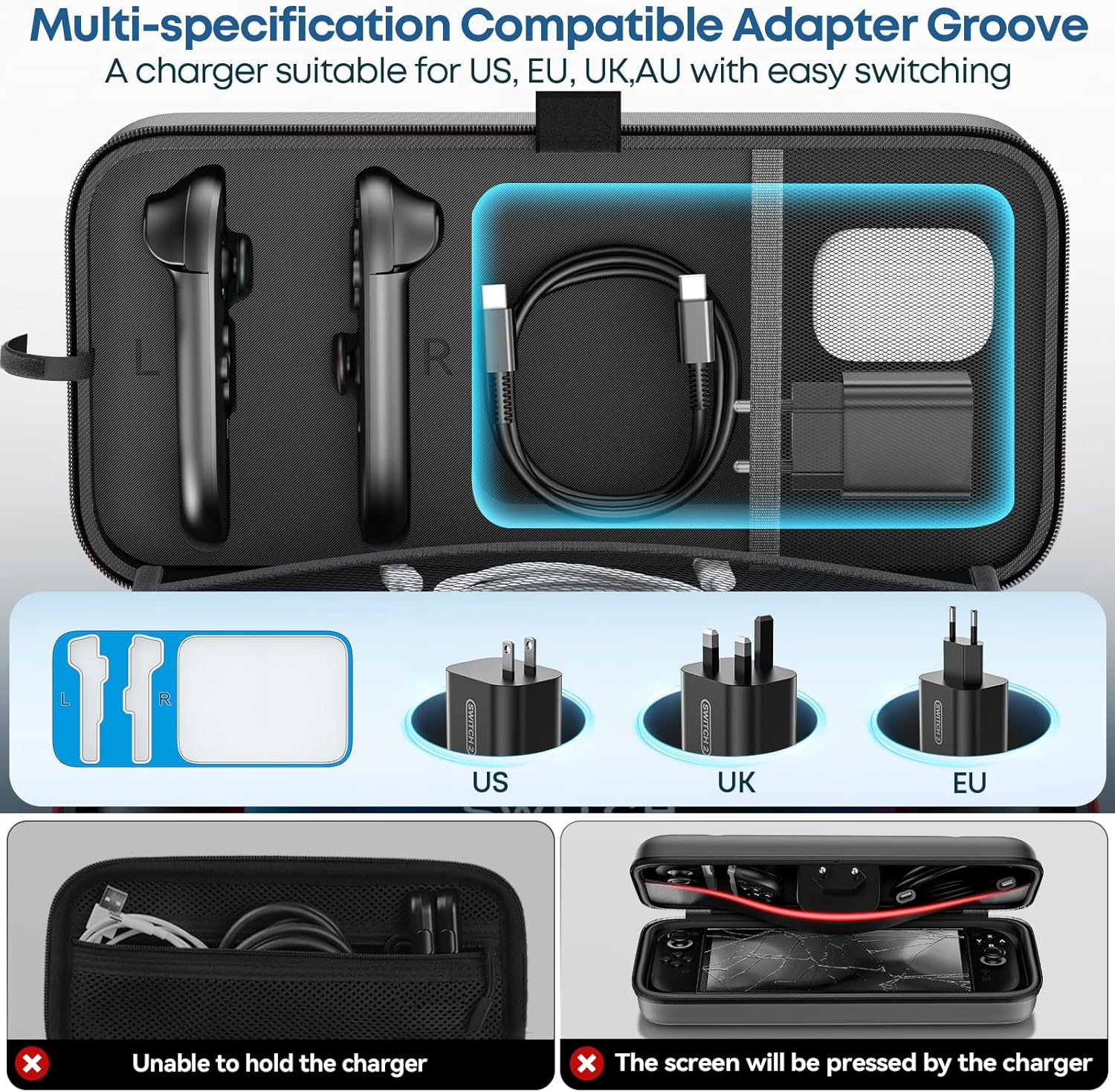 Detalle 2 de Custodia Nintendo Switch 2 26 slot rigida