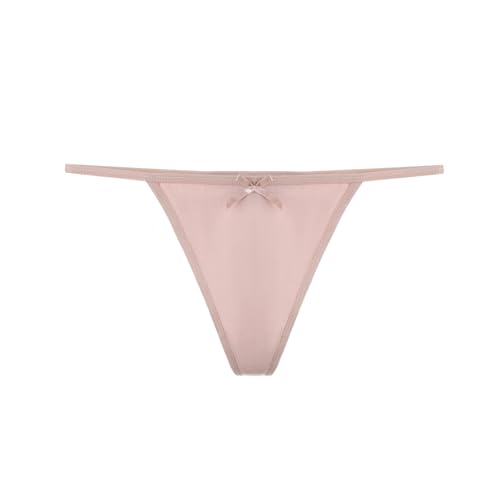 Detalle de Channo Tangas de Algodón para Mujer Pack 6 – Lisos, suaves y sin marcar (L/XL) Multicolor