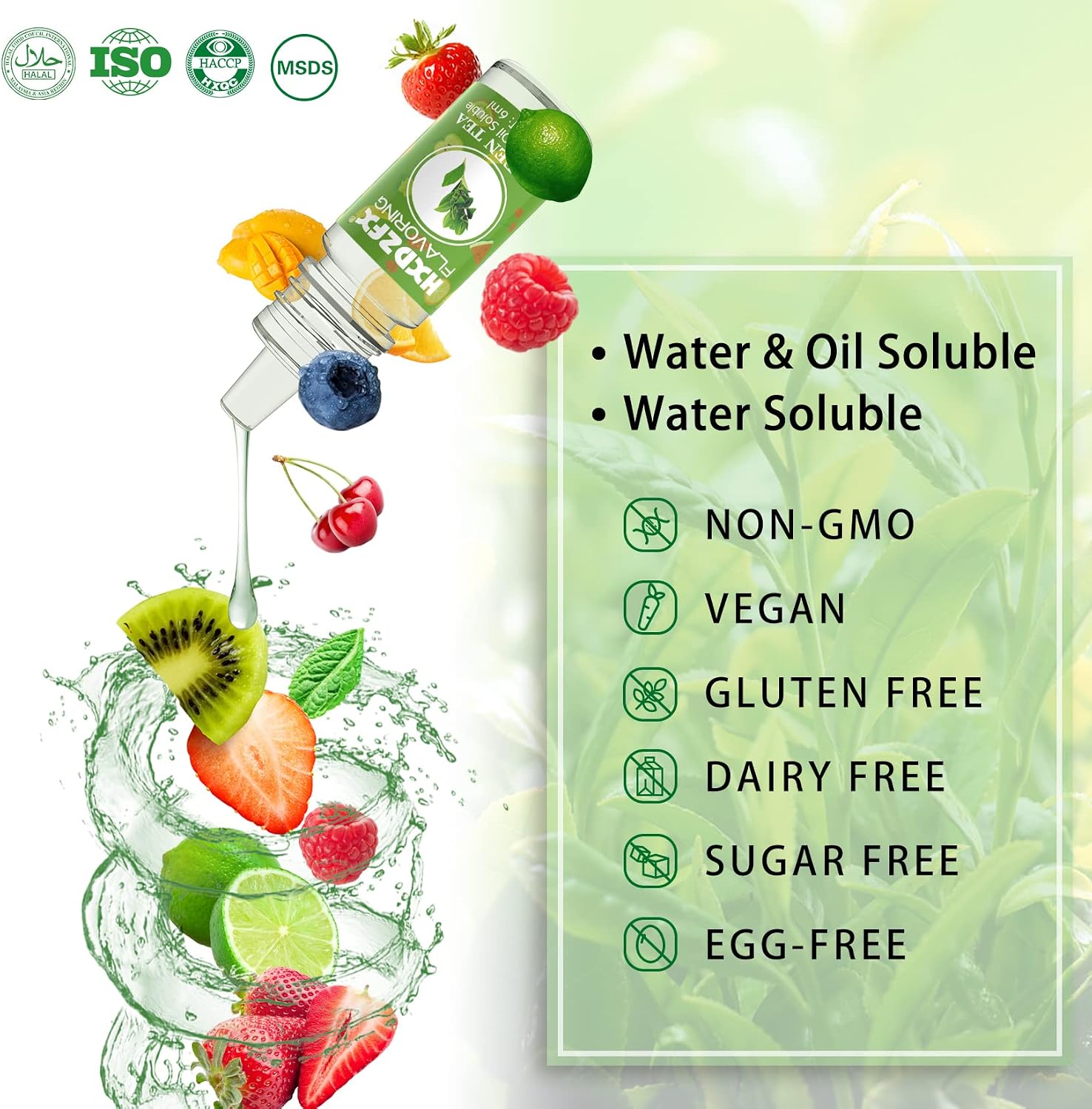 Detalle 2 de Food Flavoring Oil – 30 Liquid Concentrated Flavourings for Cooking, Baking, and DIY Cosmetics