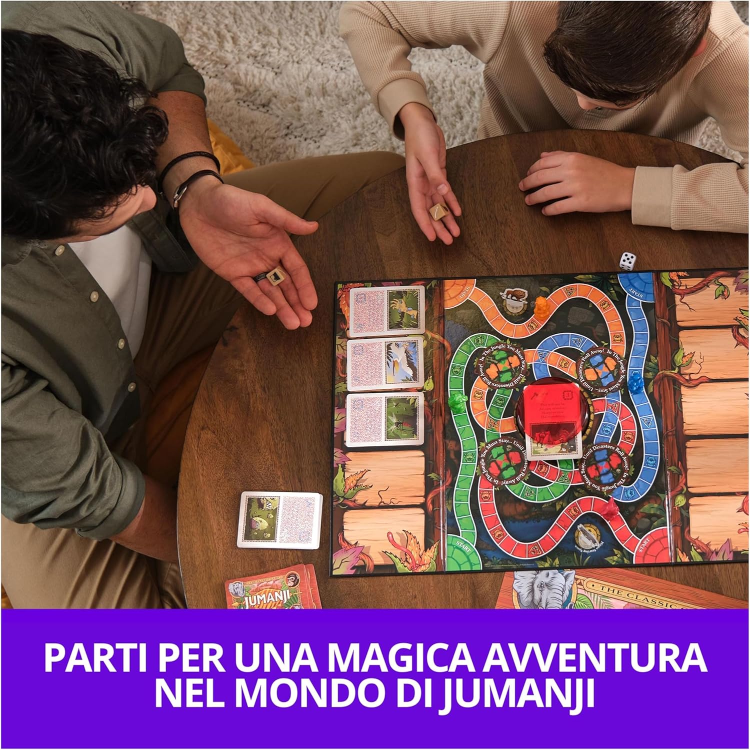Detalle de Jumanji Il Gioco di Editrice Giochi: avventura familiare per bambini dai 6 anni in su