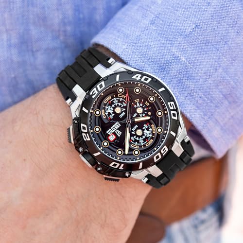 Detalle de Festina Orologio Uomo Analogico Silicone Nero Chrono Bike F20755/8