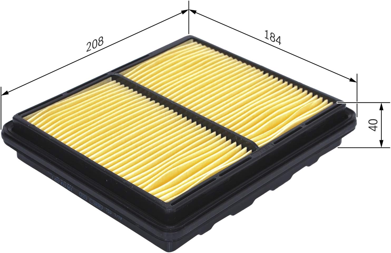 Thumbnail 1 de Bosch S3951 – Filtre à air auto (cartouche)
