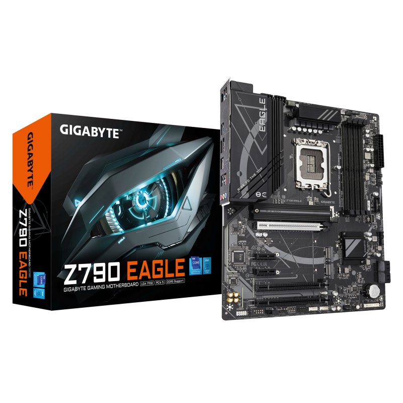 Detalle 2 de Gigabyte Z790 Eagle: Placa base ATX LGA1700 DDR5 PCIe 5.0 con 3x M.2 y 2.5 GbE