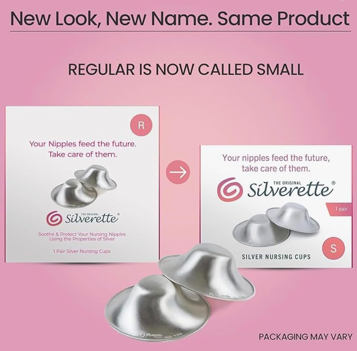 Thumbnail 3 de Silverette Small Nursing Cups, 925 Sterling Silver, Handcrafted in Italy
