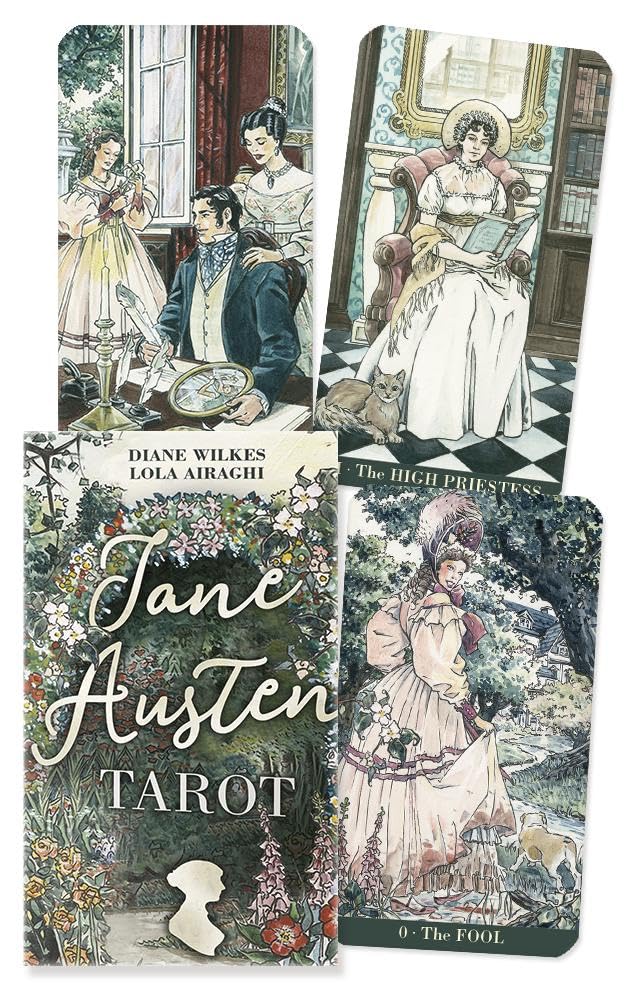Detalle de Jane Austen Tarot Deck with 78 Novel-Inspired Cards and Themed Suits