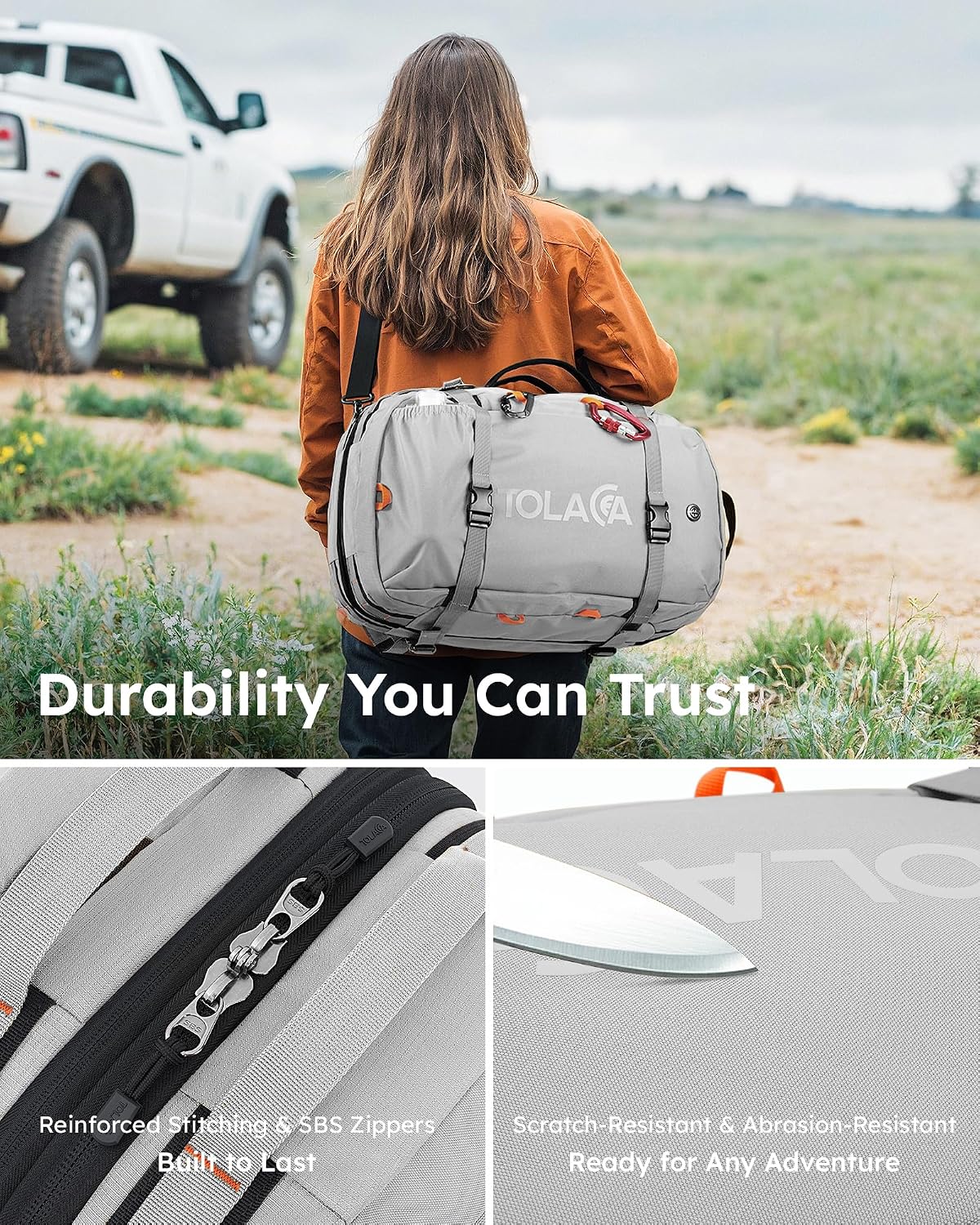 Thumbnail 6 de Tolaccea 40-50L Sac à dos cabine pour voyage ✈