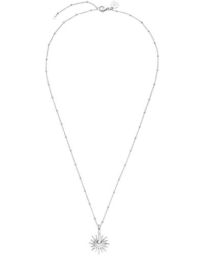 Detalle de Purelei Sun Kette (Silber) – Halskette Damen aus langlebigem Edelstahl