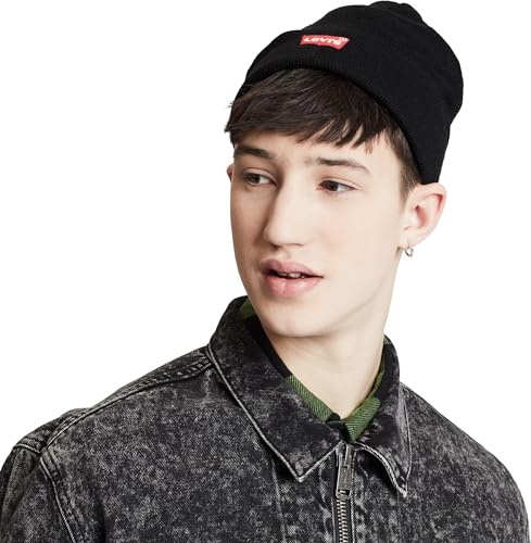Detalle 2 de Levi's Red Batwing Embroidered Beanie Gorro talla única