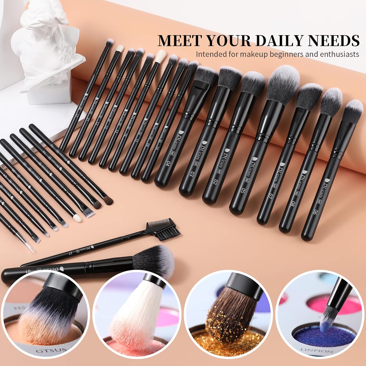 Thumbnail 5 de DUcare 27Pc Makeup Brush Set ⚙