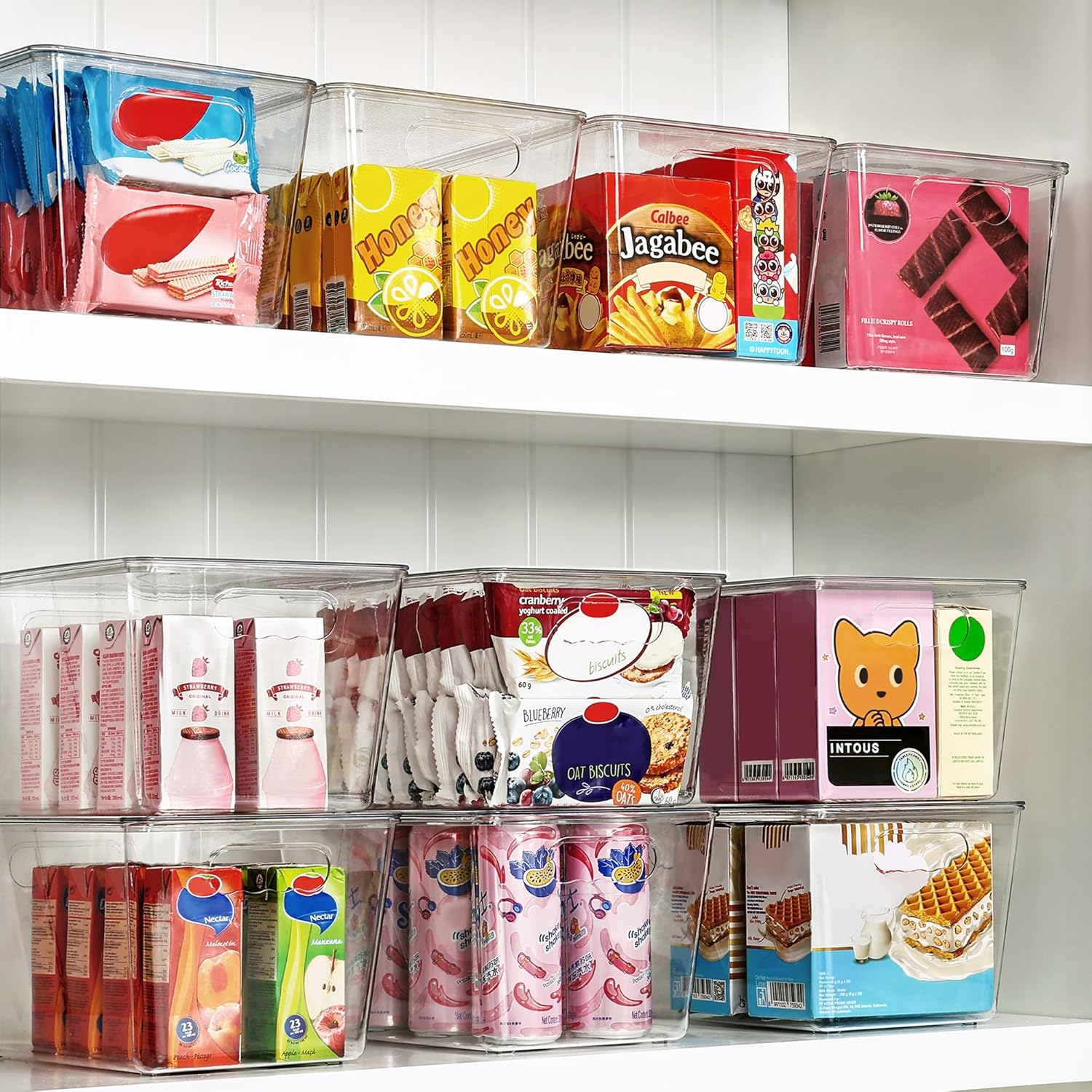 Detalle 2 de Vtopmart Aufbewahrungsboxen 6er Set 28,5×19×15 cm
