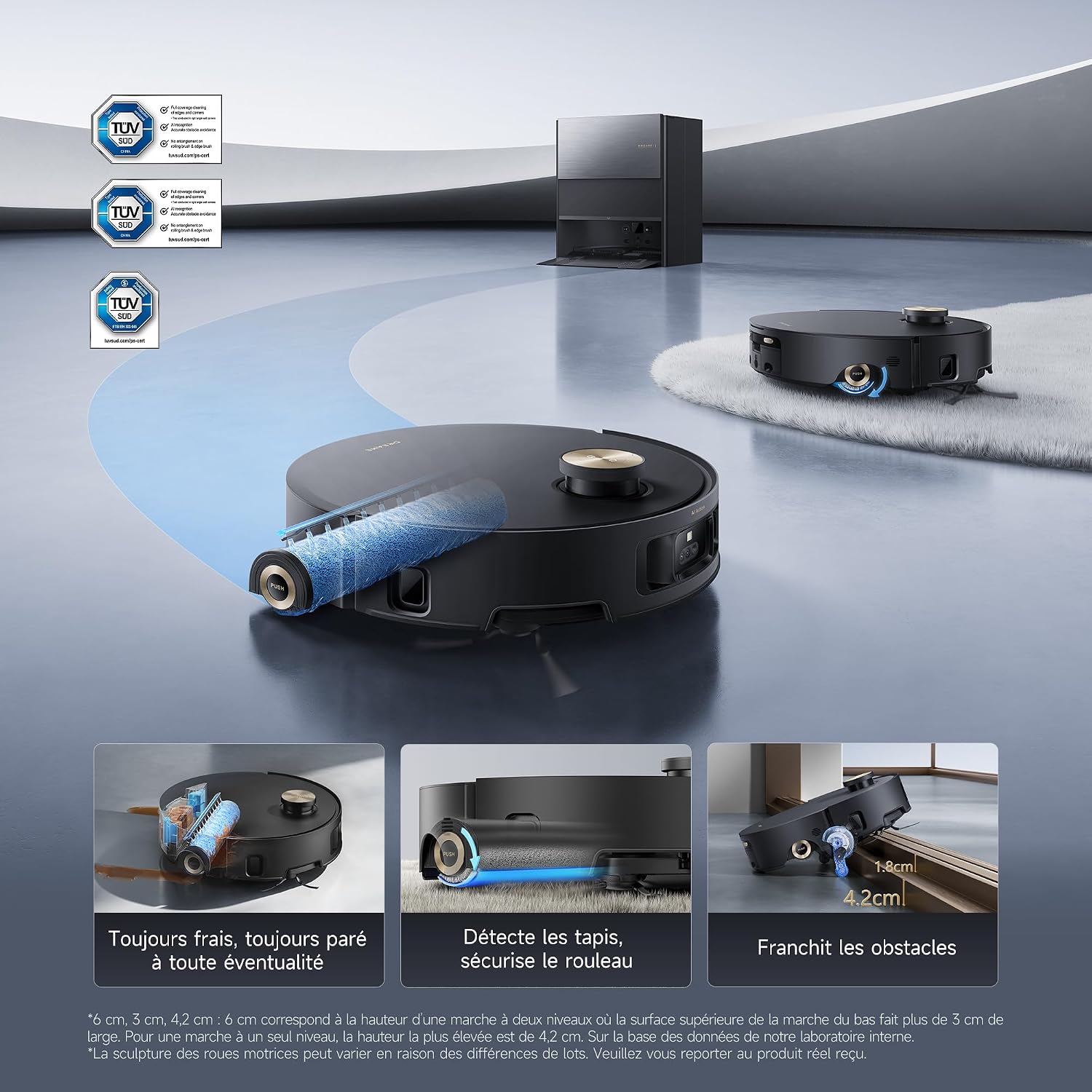 Detalle 2 de dreame Aqua10 Roller 30 000 Pa