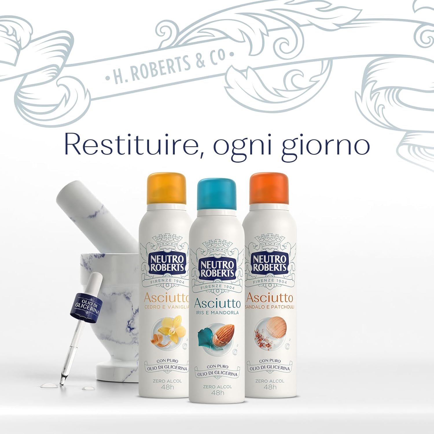 Thumbnail 6 de Neutro Roberts Deodorante Spray Asciutto Iris e Mandorla – Confezione da 4, 150 ml ciascuno