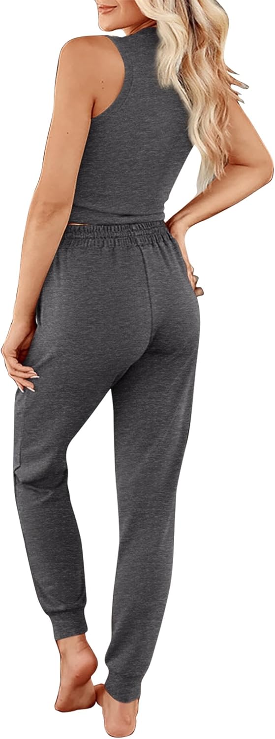 Thumbnail 1 de KIRUNDO 3-Piece Lounge Set for Women: Cozy Travelwear for Fall 2026