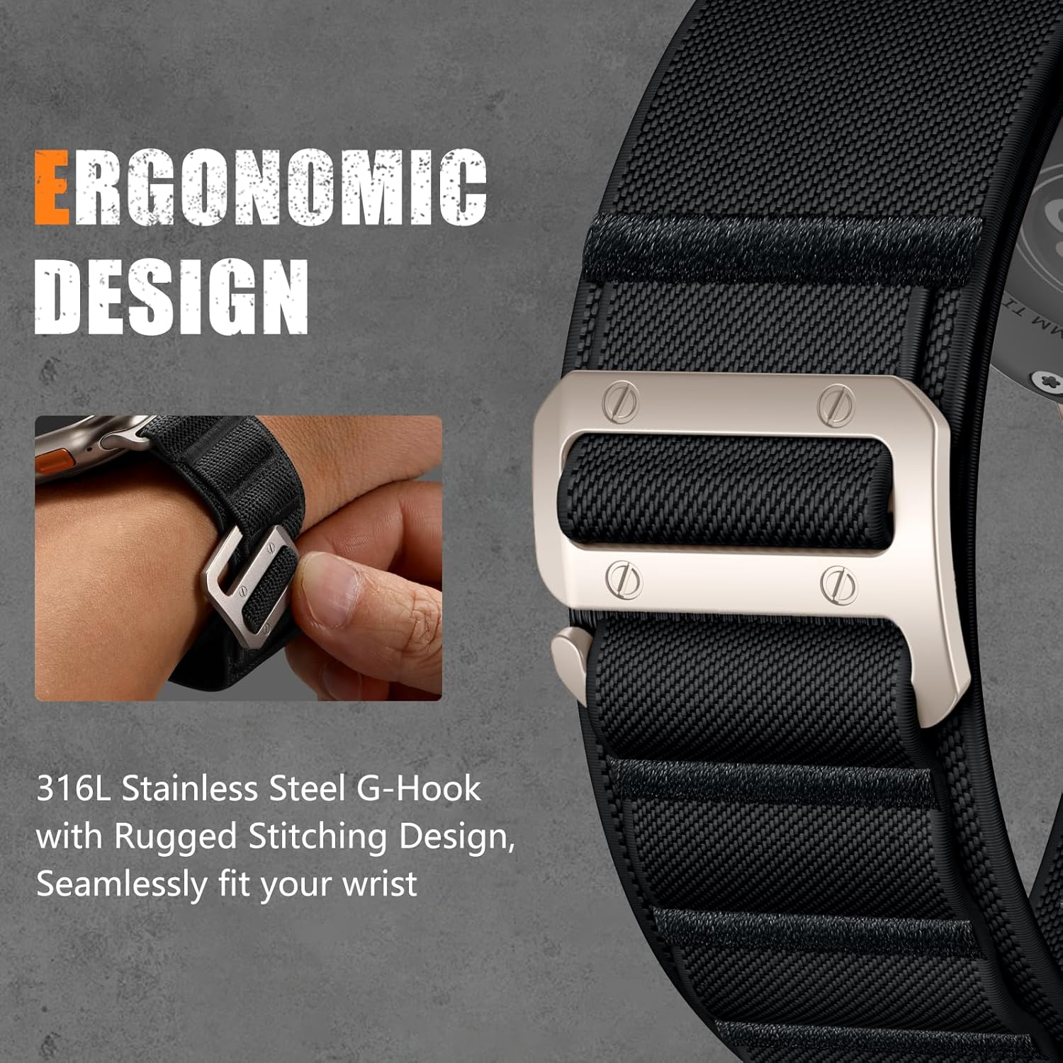 Thumbnail 1 de Bandletic Nylon Strap for Apple Watch Ultra