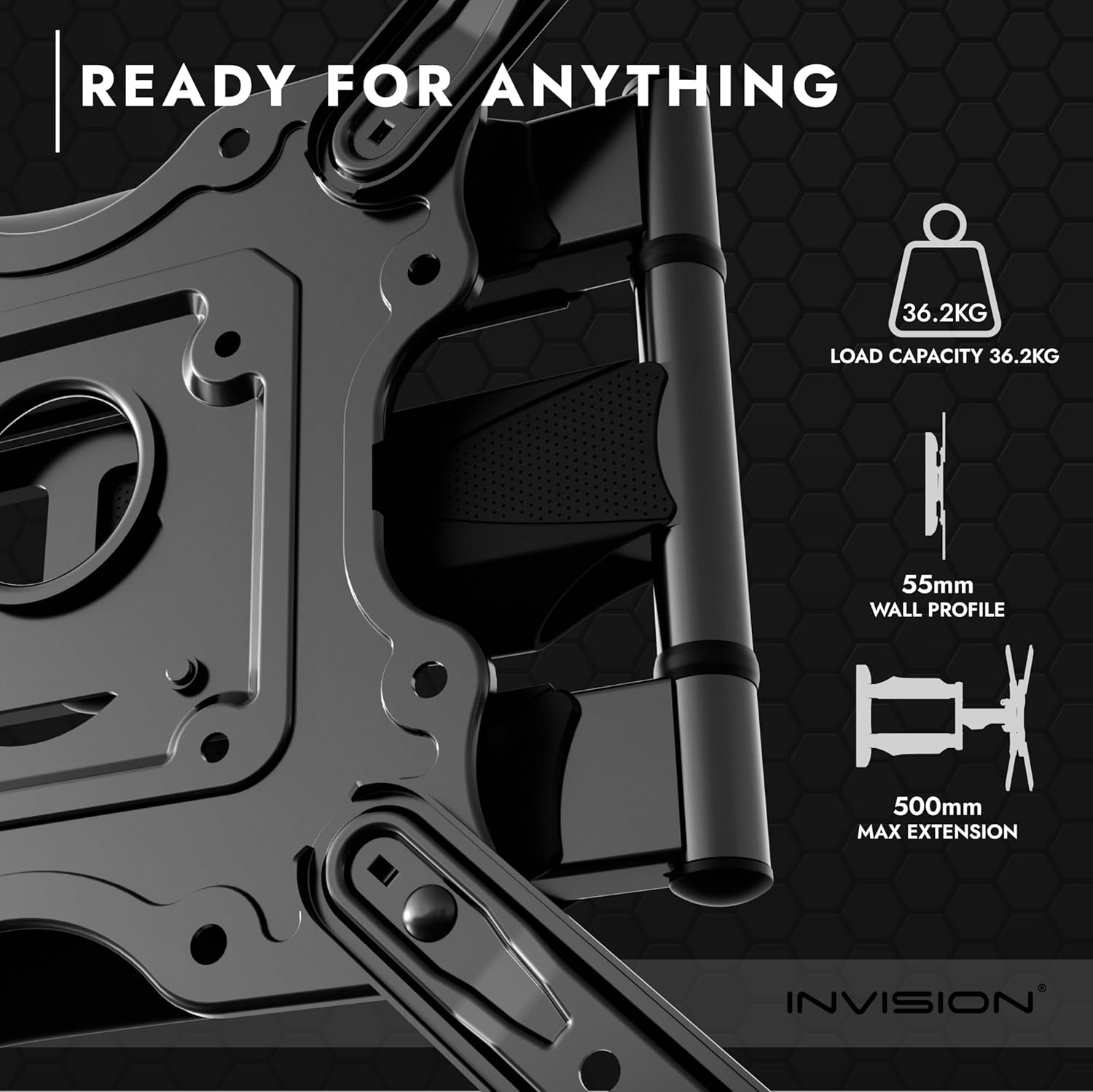 Detalle 2 de Invision TV Wall Mount for 24–60" TVs 400x400 VESA
