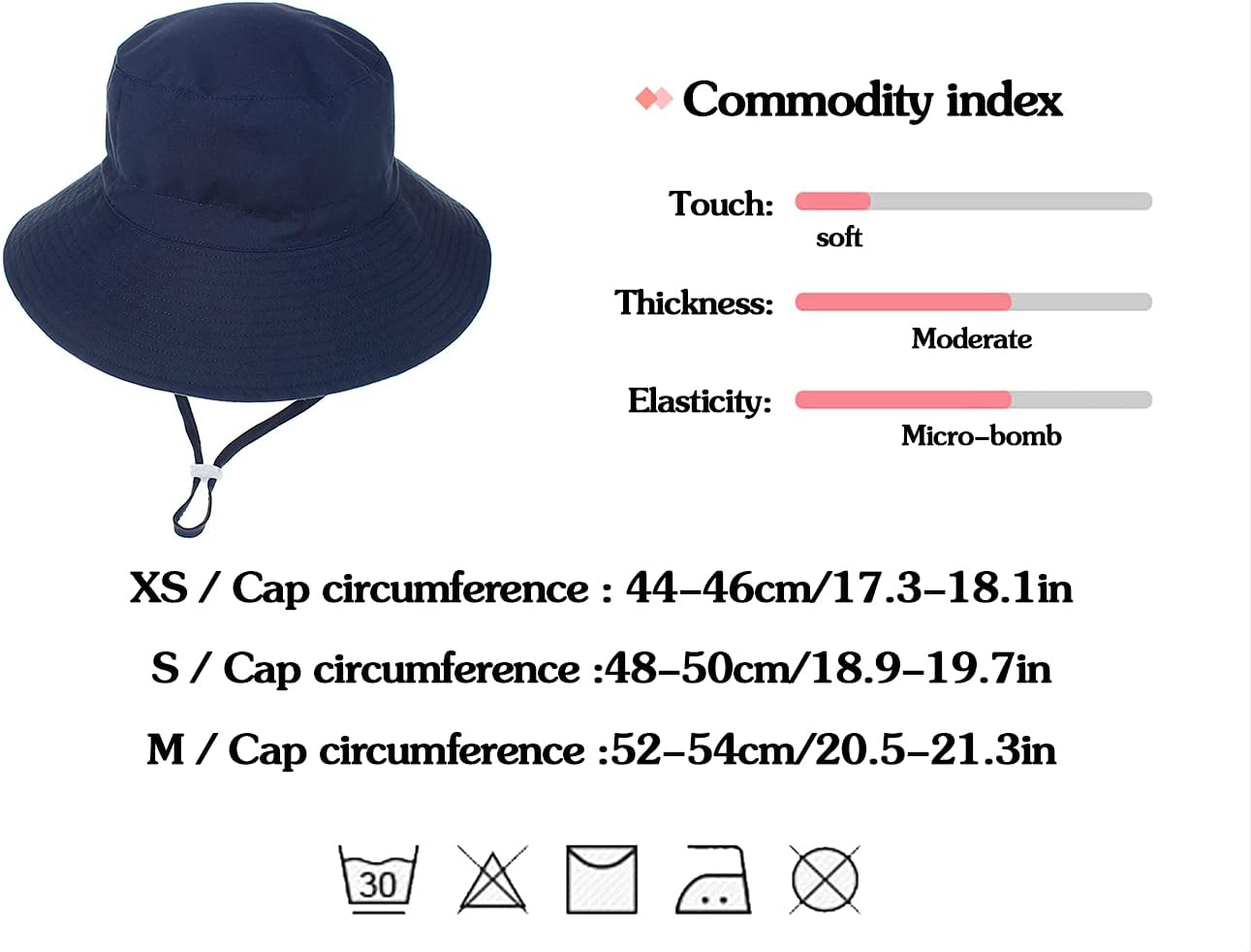Thumbnail 4 de Malaxlx Baby to Kids Bucket Sun Hat – Wide Brim UPF50+ for Girls and Boys
