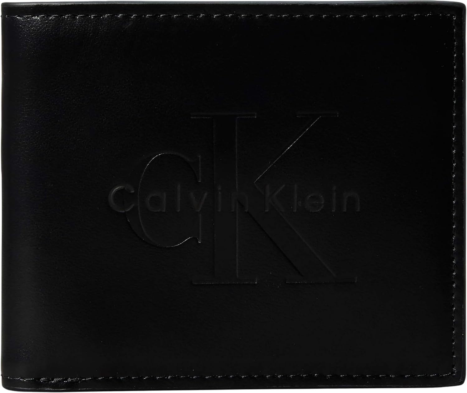 Detalle de Calvin Klein Bold Billfold Lv04d1155g – Portafoglio da uomo nero