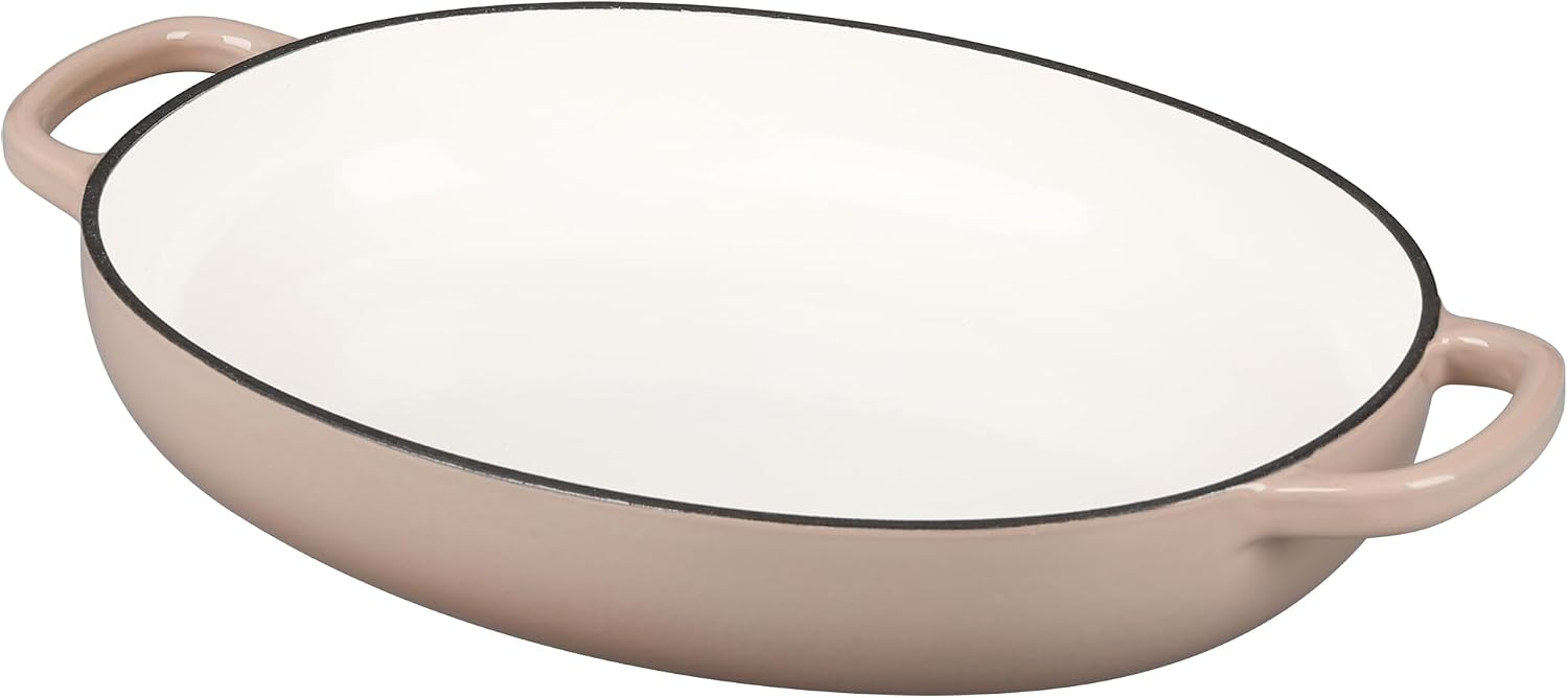 Thumbnail 3 de EDGING CASTING 6QT Enameled Oval Cast Iron Dutch Oven Pot for Sourdough, Mocha