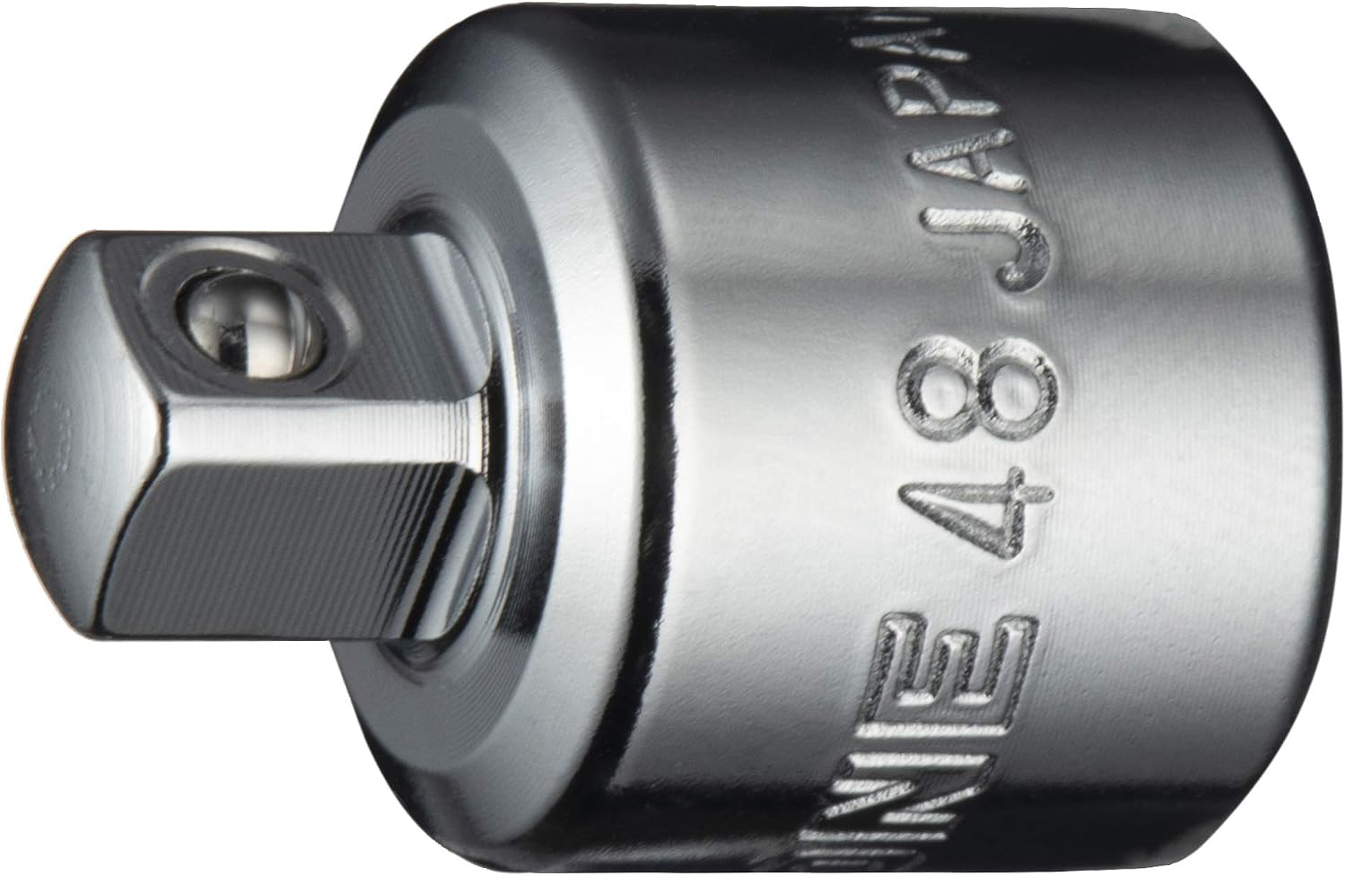Detalle de トネ(TONE) HP48 ソケットアダプター 差込角9.5mm・6.35mm対応、研磨仕上げ