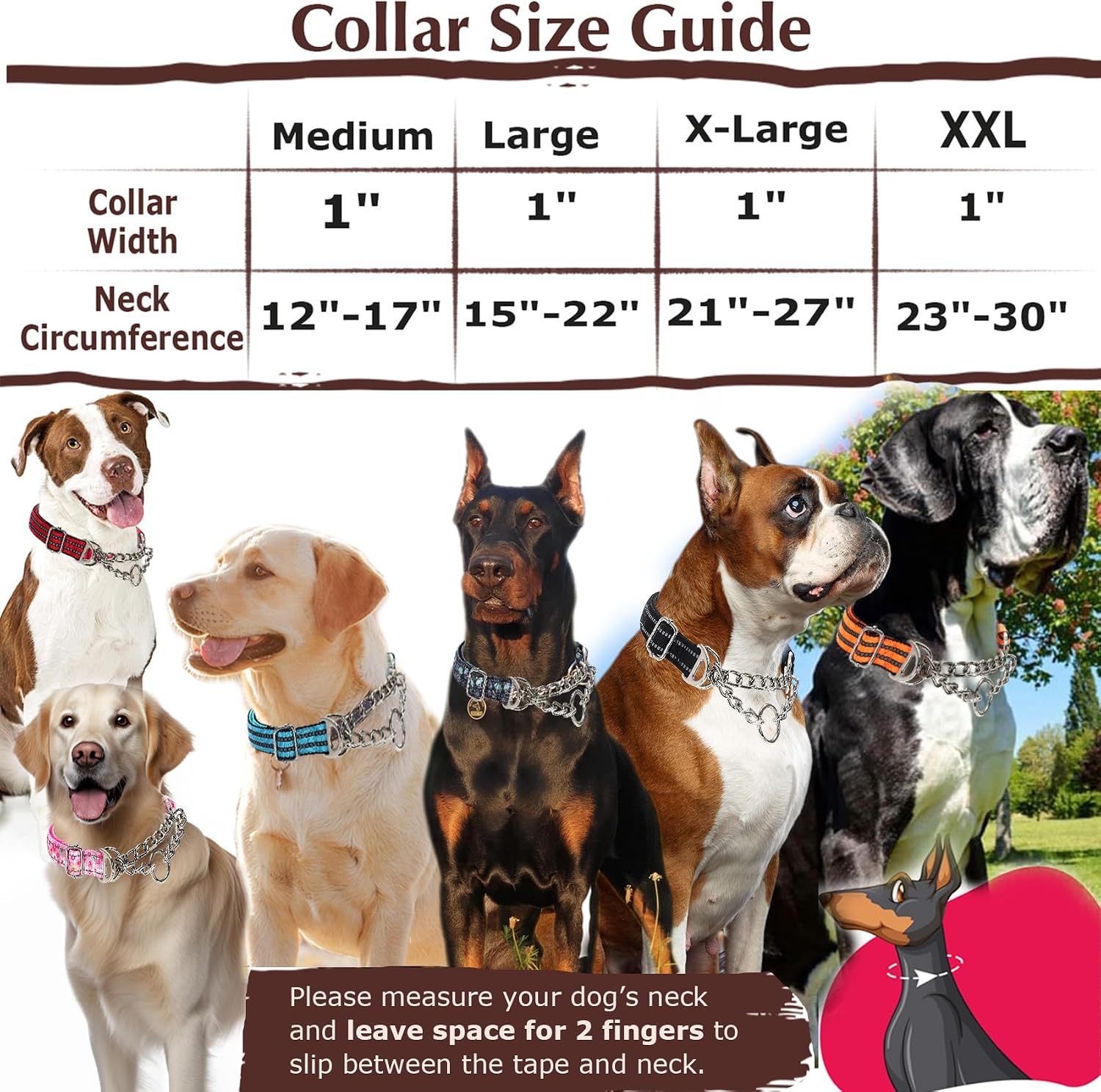Thumbnail 5 de Martingale Dog Collar, Size L