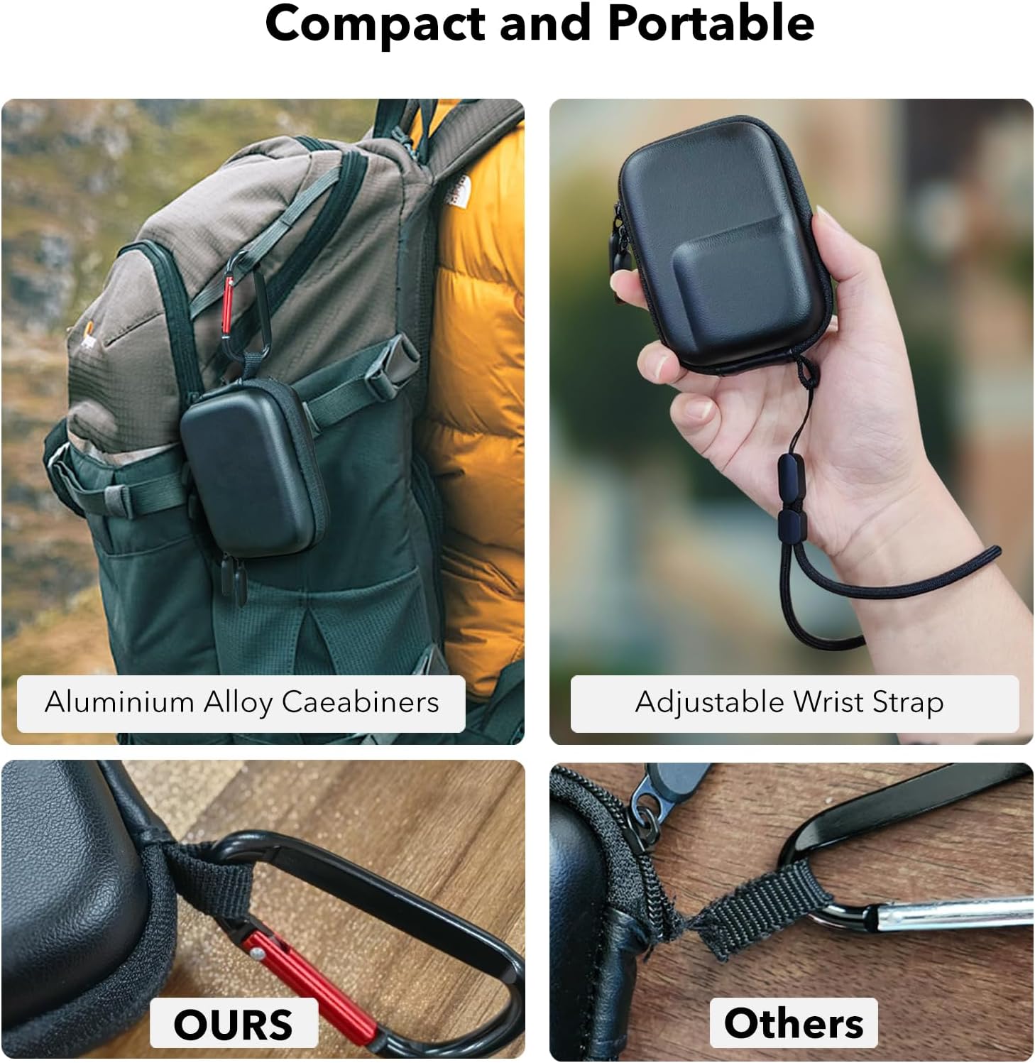 Thumbnail 6 de SYMIK Small Carrying Case for Insta360 Ace Pro 2: Protective Kit and Compact Travel Case