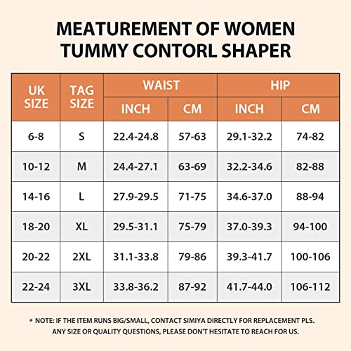 Detalle de SIMIYA Women Tummy Control Knickers High Waisted Shapewear – Beige