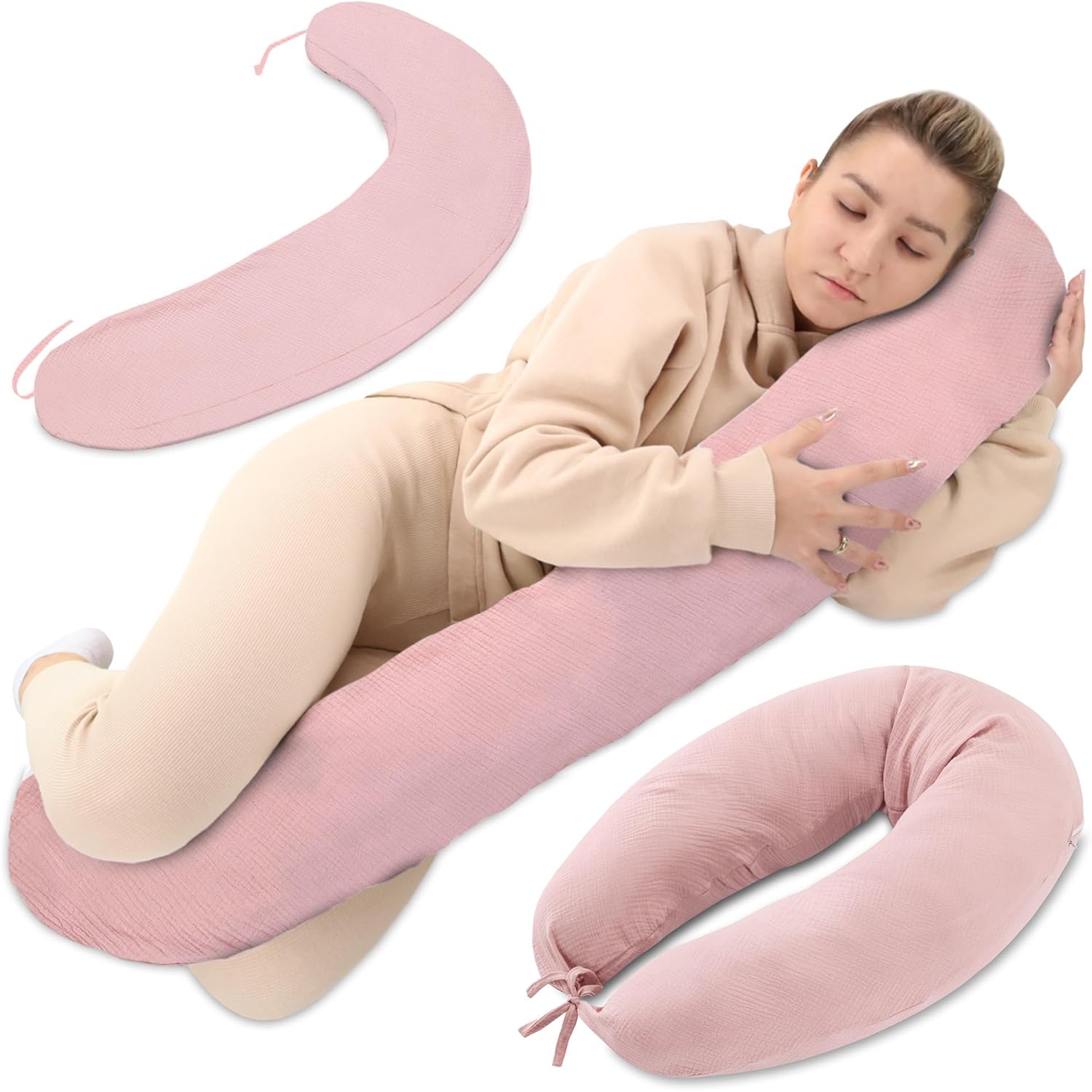 Thumbnail 6 de Totsy Baby Cuscino allattamento e gravidanza Mussola 190 cm (forma a C)