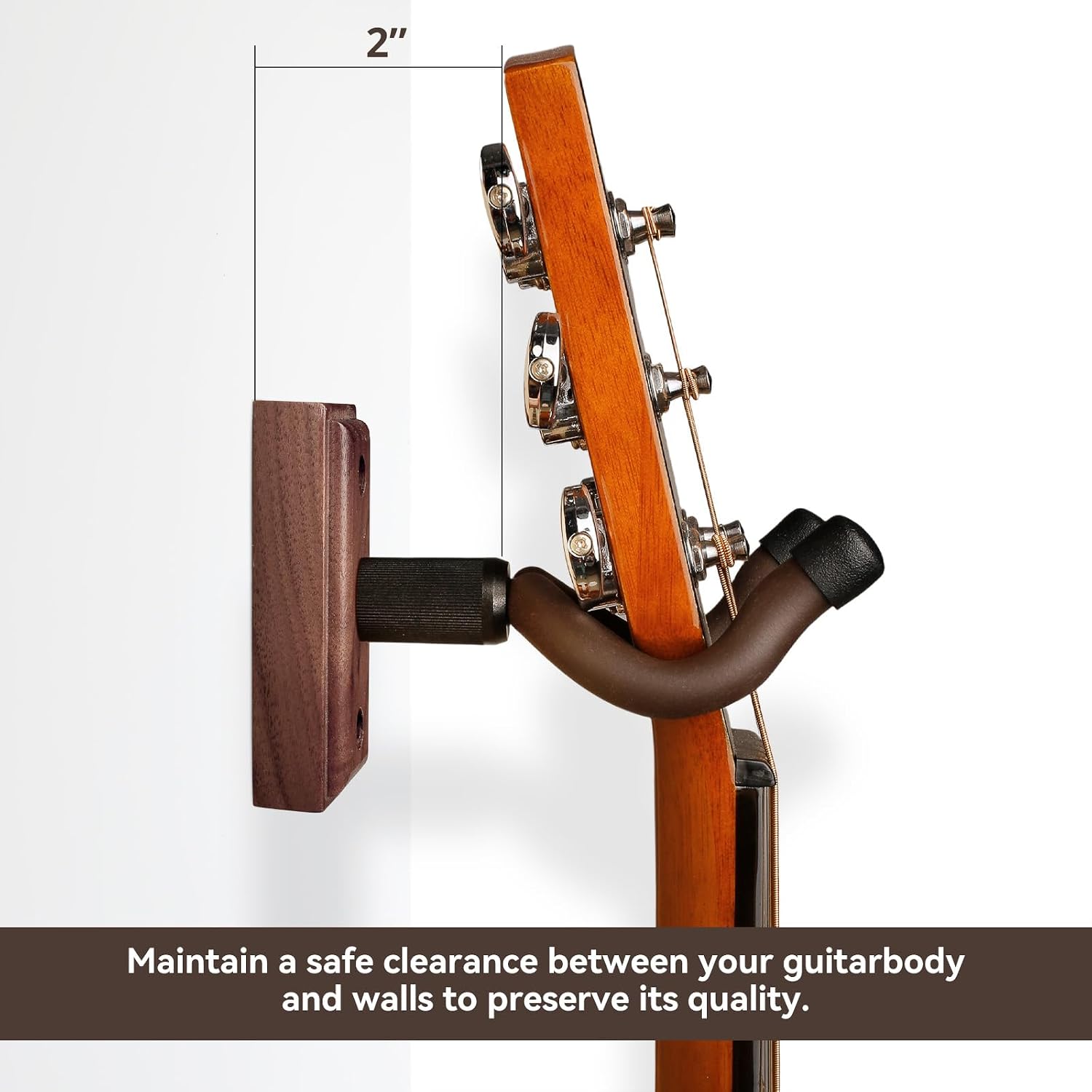 Thumbnail 5 de DIDA Guitar Wall Mount, Black Walnut