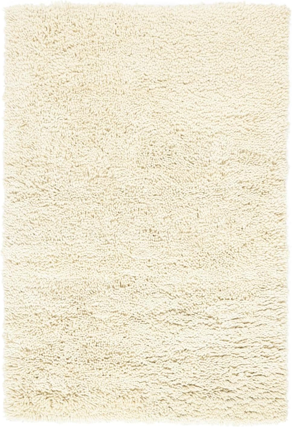 Detalle de RugVista Serenity Rug, 140 x 200 cm, Off White, Wool and Cotton