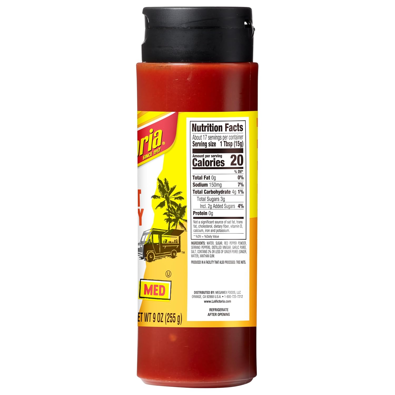 Detalle de La Victoria Sweet & Spicy Medium Sauce, 9 oz Squeeze Bottles, 8-Pack