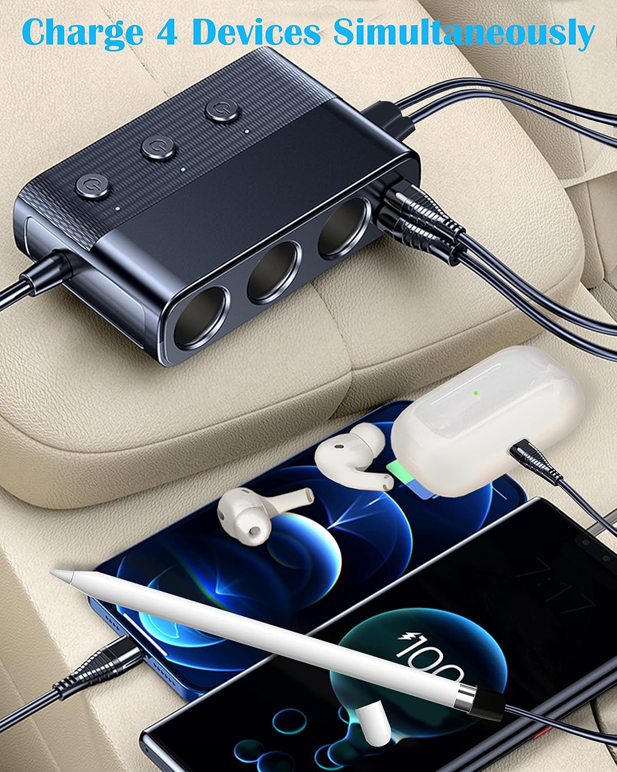 Detalle 2 de LIHAN 7-1 Car Charger 30W