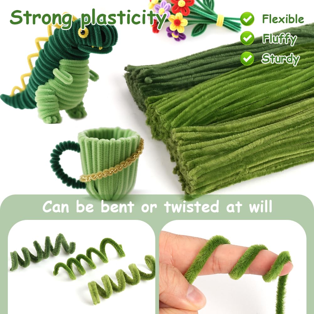 Thumbnail 4 de Ainiv 300PCS Pipe Cleaners for Craft