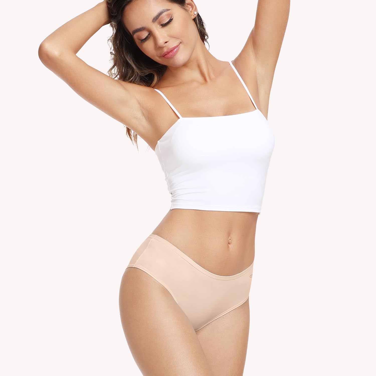 Thumbnail 6 de Anqier Damen-Unterhosen im 6er-Pack aus Baumwolle (95 % Baumwolle, 5 % Elasthan) – bequeme Hipster-Slips