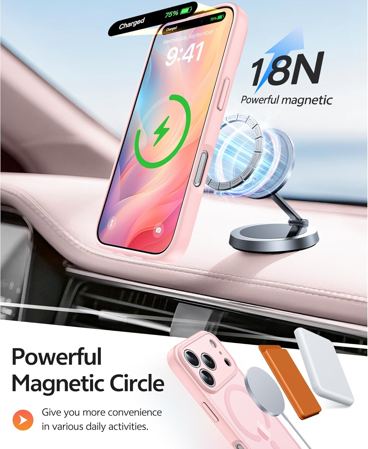 Detalle de FNTCASE iPhone 17 Pro Max MagSafe Case