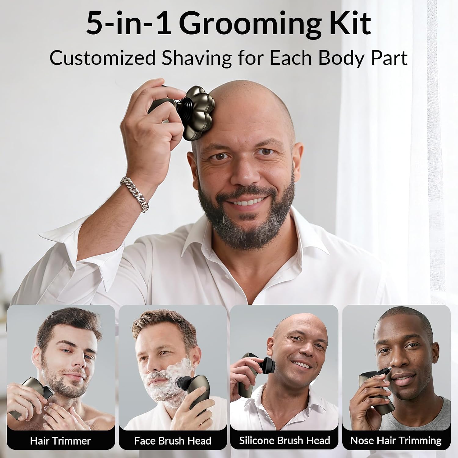 Detalle de Head Shavers 7D Arc 5-in-1 kit