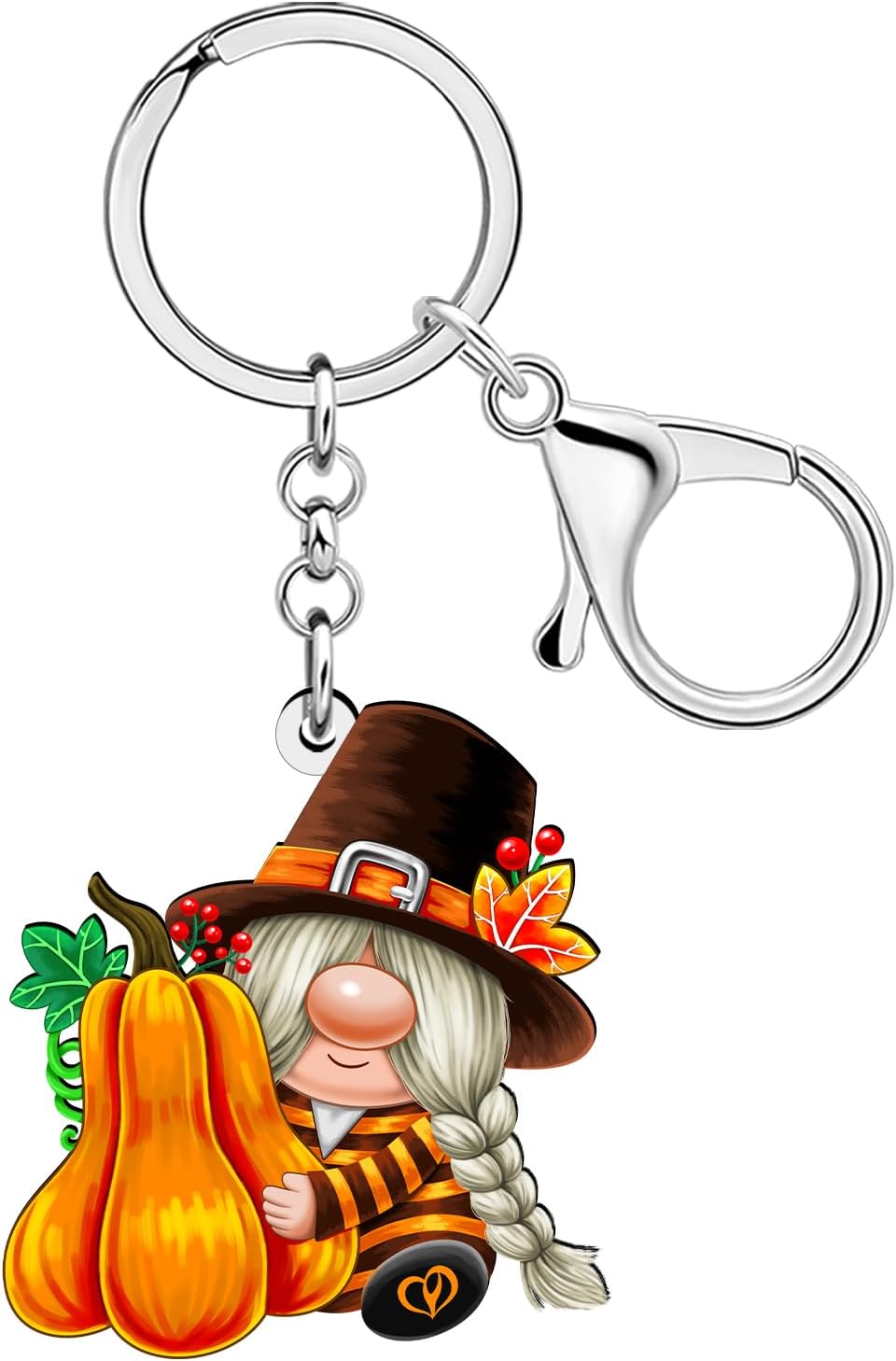 Thumbnail 5 de DUOWEI Porte-clés en acrylique nains Thanksgiving