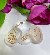 Crystalmiracle Selenite Four Stones Set