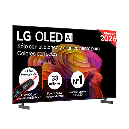 Detalle de LG OLED AI B6 77 pulgadas (OLED77B6ELC) 4K 2026: ficha técnica y guía de compra