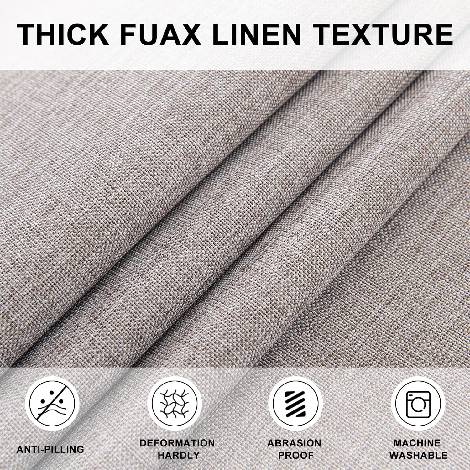 Detalle de Hiasan Round 40-Inch Tablecloth – Wrinkle & Stain Resistant Polyester