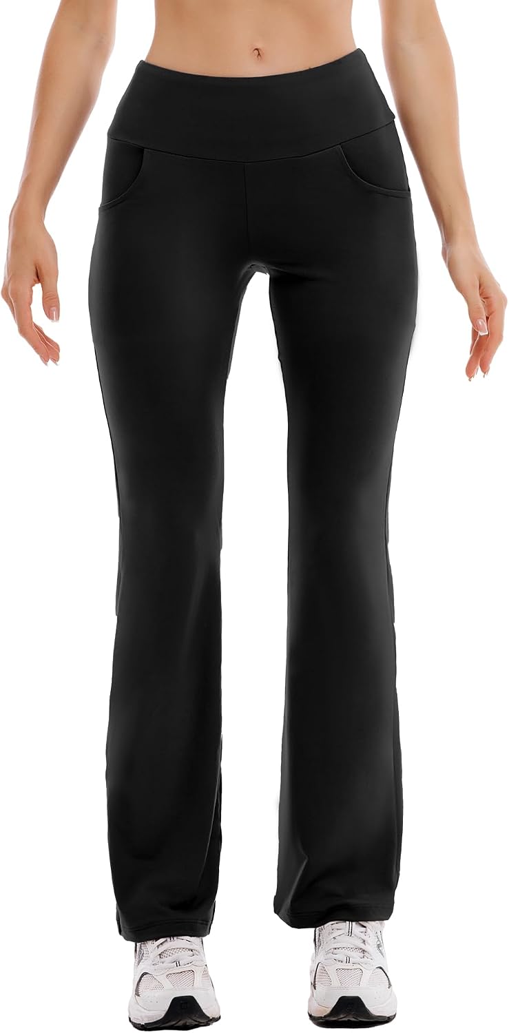 Detalle de Ipletix Flare Leggings for Women with Pockets (Bootcut Yoga Pants)