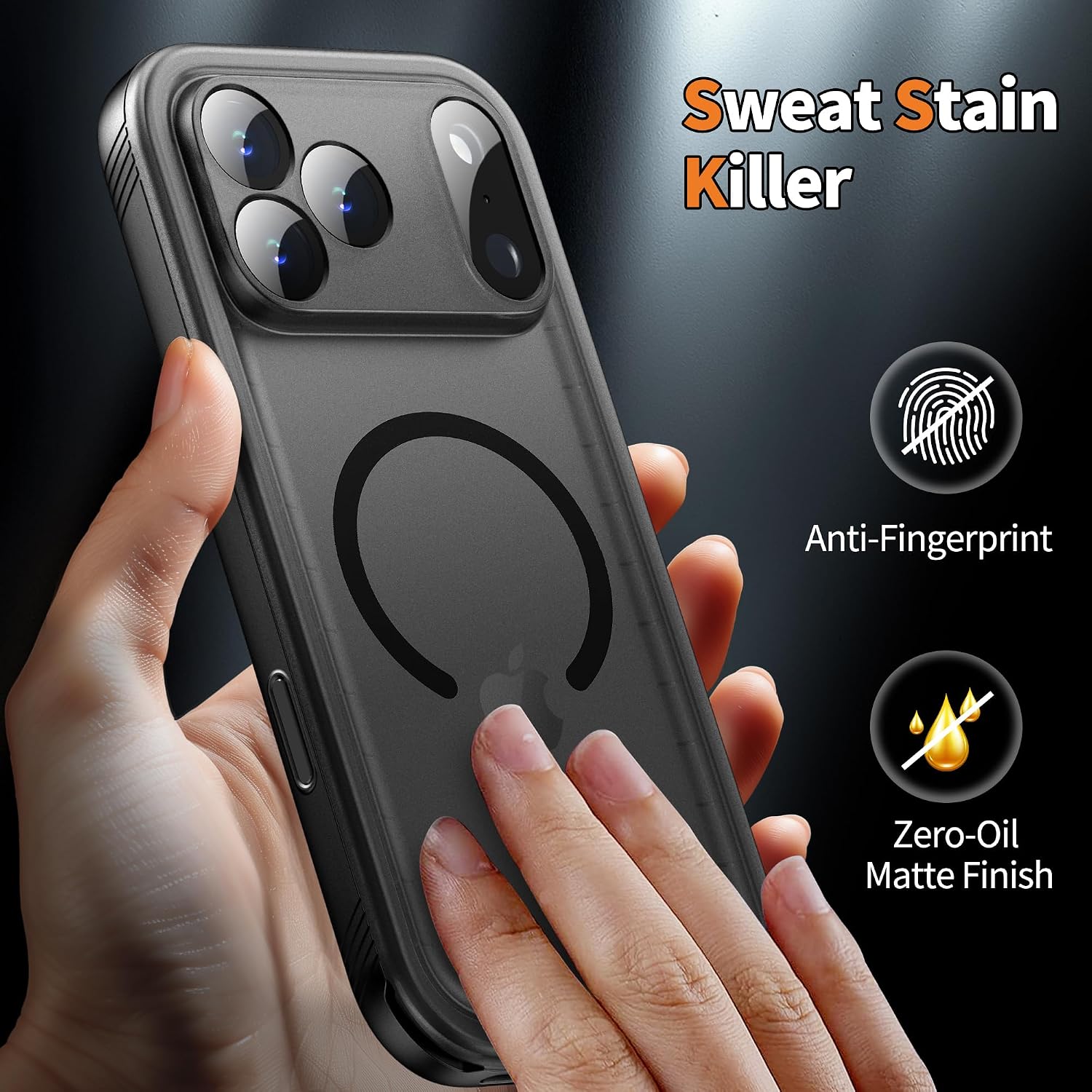 Thumbnail 6 de Cozycase TOP Full Waterproof 360 Military Case for iPhone 17 Pro Max – Black