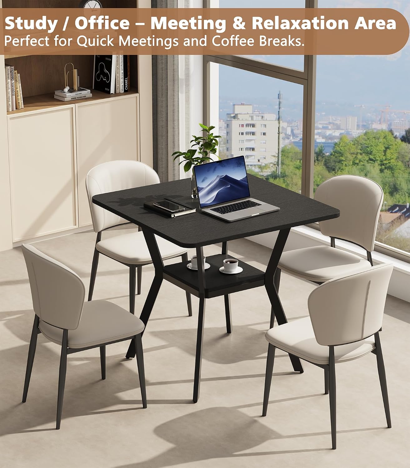 Detalle 1 de MECHYIN Dining Table, 31.5-Inch Square