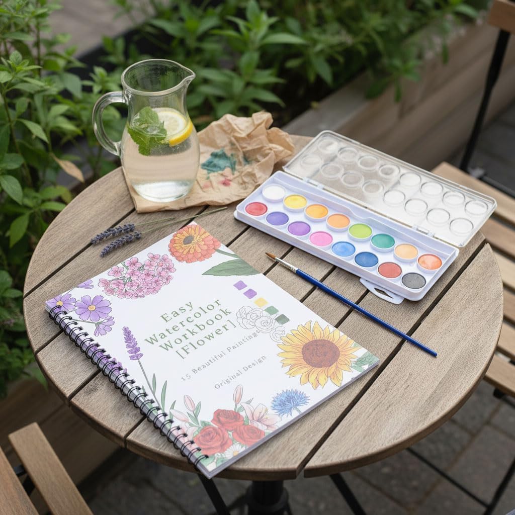 Detalle de pobuu Watercolour Workbook 9 x 10 inch