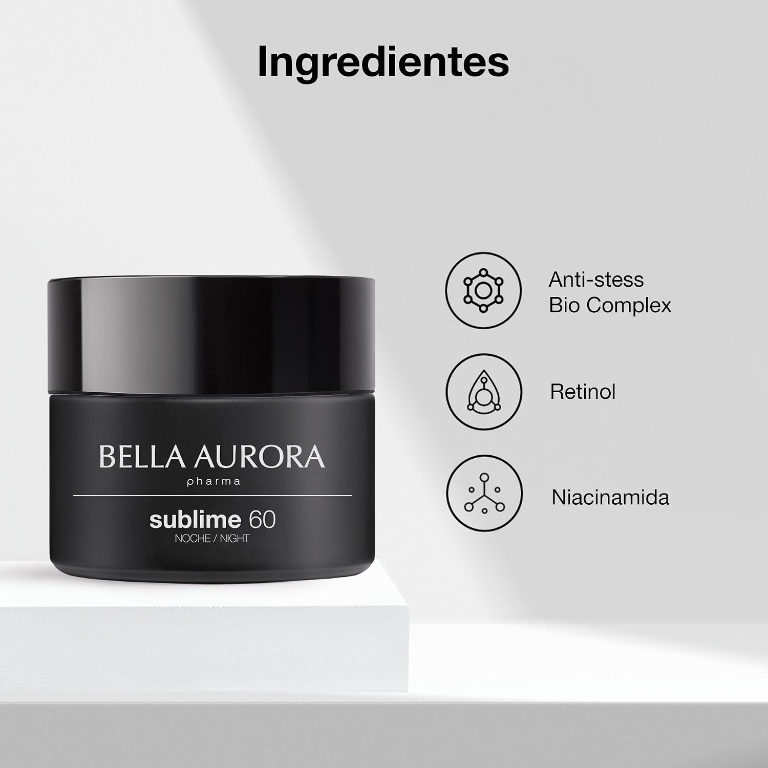 Thumbnail 3 de BELLA AURORA Sublime 60 +50 ml, Crema Noche para Piel Madura 🌙