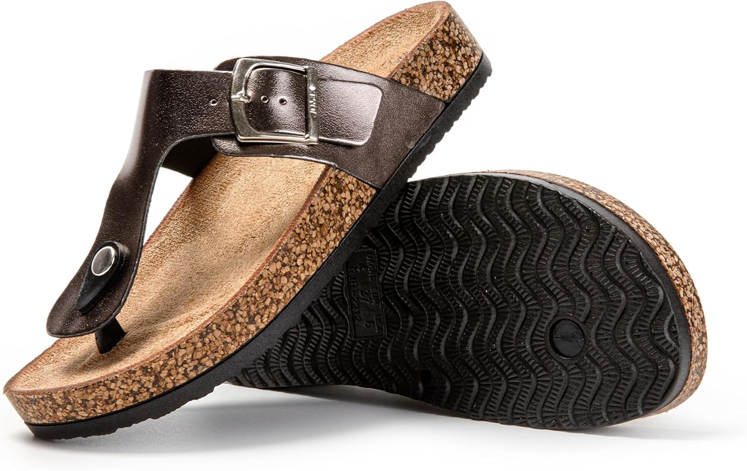 Detalle de JOMIX Ciabatte Donna Estive Eleganti Sughero SD8040 – comodità estiva per casa, spiaggia e piscina