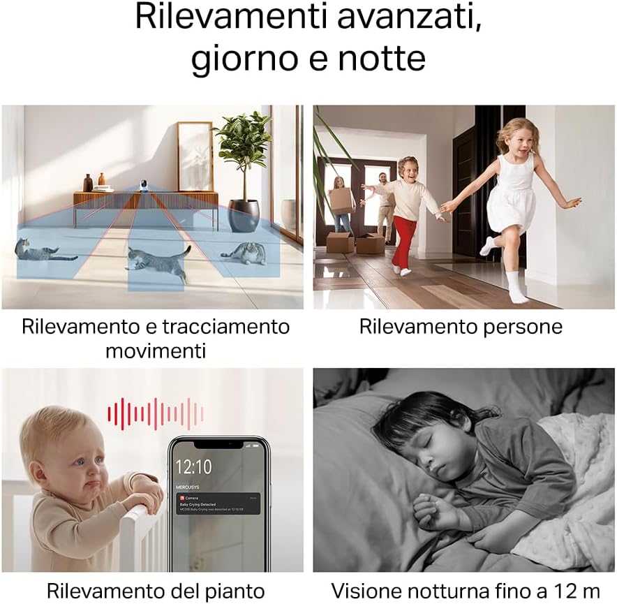 Thumbnail 3 de MERCUSYS MC200 telecamera Wi‑Fi 1080p